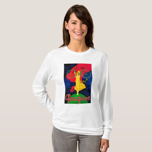 Peugeot Bicycle  PosterEuropa T-shirt (Voorkant volledig)