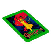 Peugeot Bicycle Vintage PosterEurope Magneet (Rechterzijde)