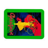 Peugeot Bicycle Vintage PosterEurope Magneet (Horizontaal)