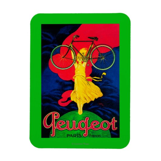 Peugeot Bicycle Vintage PosterEurope Magneet (Verticaal)