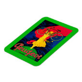 Peugeot Bicycle Vintage PosterEurope Magneet (Linkerzijde)