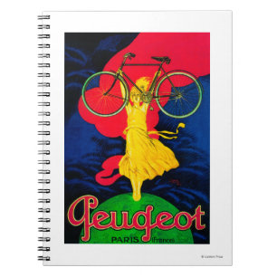 Peugeot Bicycle Vintage PosterEurope Notitieboek