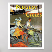 Peugeot-fietsen -  fietsenPoster Poster (Voorkant)