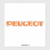 Peugeot klassiek sticker (Vel)
