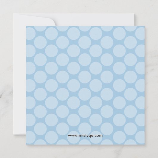 Peul in een Baby shower-uitnodiging voor peuter Kaart (Achterkant)