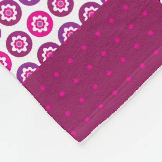 Peul van de borstbloem fleece deken (Hoek)