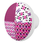 Peul van de borstbloem keramische knop (Rechts)