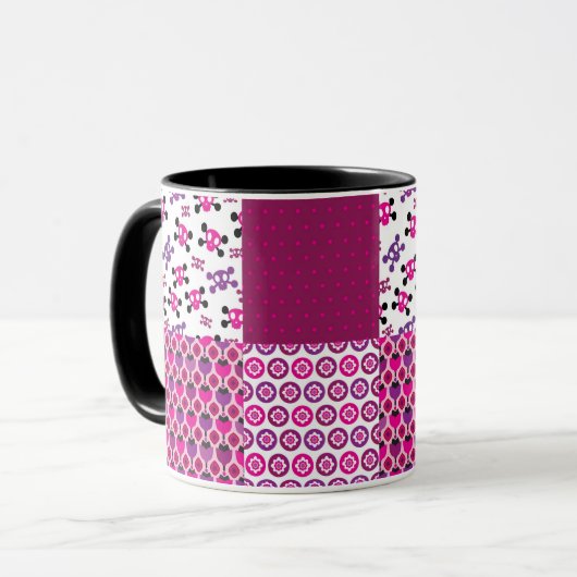 Peul van de borstbloem mok (Voorkant links)