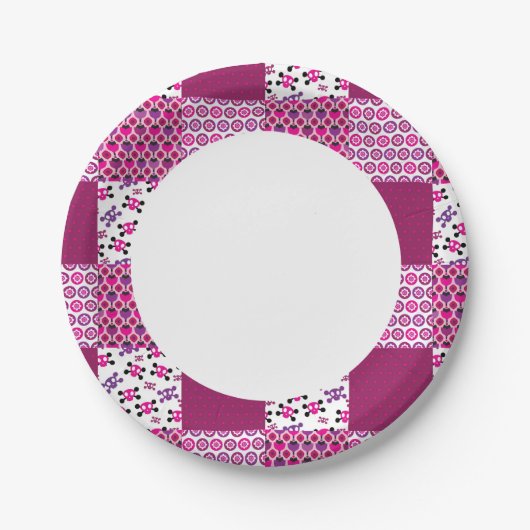 Peul van de borstbloem papieren bordje (Voorkant)