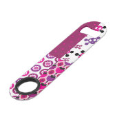 Peul van de borstbloem speed flessenopener (Voorkant Gekanteld)