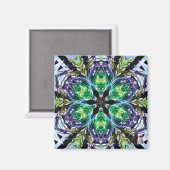 Peulen Kaleidoscoop Magneet (Voorkant / Achterkant)