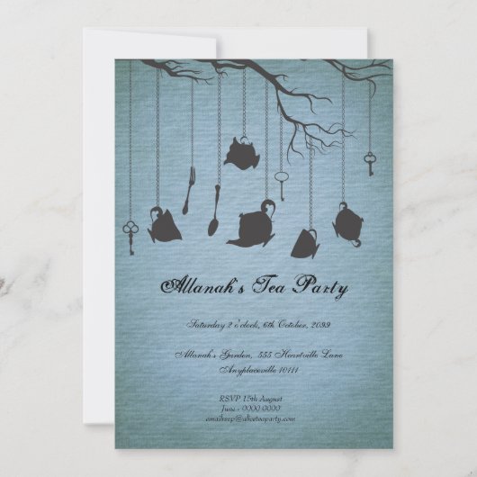 Peuten en koppen en sleutels tot verjaardag Dag Te Kaart (Voorkant)