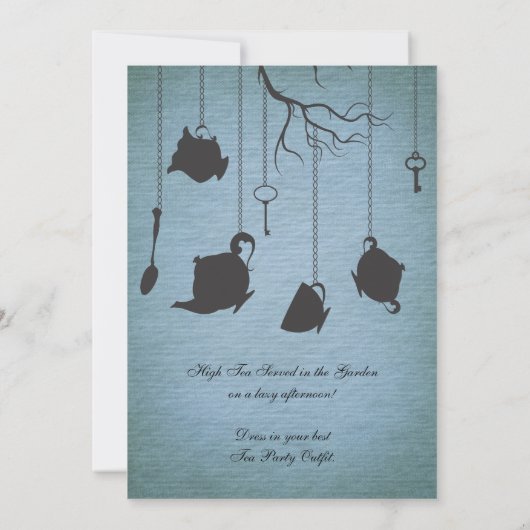 Peuten en koppen en sleutels tot verjaardag Dag Te Kaart (Achterkant)