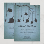 Peuten en koppen en sleutels tot verjaardag Dag Te Kaart (Voorkant / Achterkant)