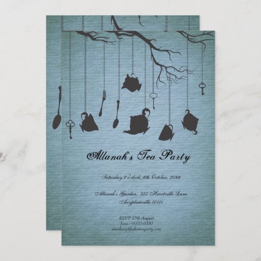 Peuten en koppen en sleutels tot verjaardag Dag Te Kaart (Voorkant / Achterkant)