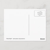 Peuten hier Briefkaart "Chilly Night" (Achterkant)