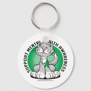 Peuten voor tandheelkundige verzorgingskat sleutelhanger