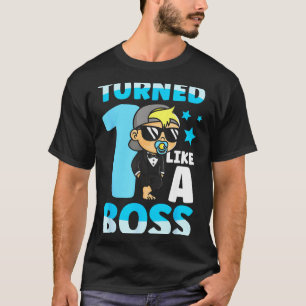 Peuter 1e verjaardag jongen meisje 1 jaar als een  t-shirt
