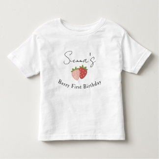 Peuter Aardbei Bes Eerste Verjaardag Kinder Shirts