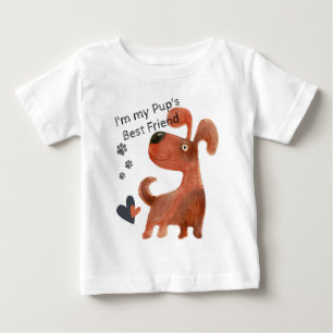 Peuter Baby Schattige Puppy T-shirt