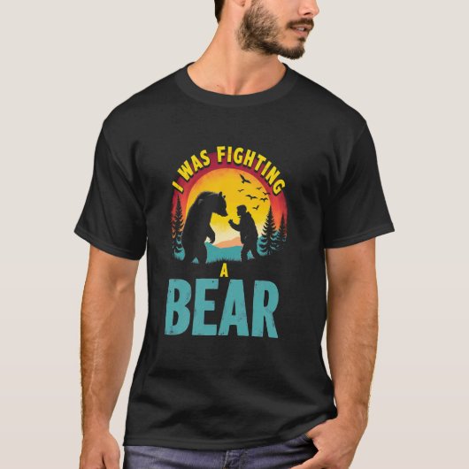 Peuter Beer Vecht Moed T-shirt (Voorkant)