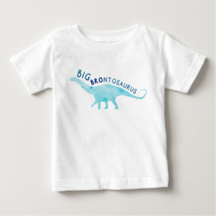 Peuter Big Brontosaurus Dinosaur Brother T-shirt