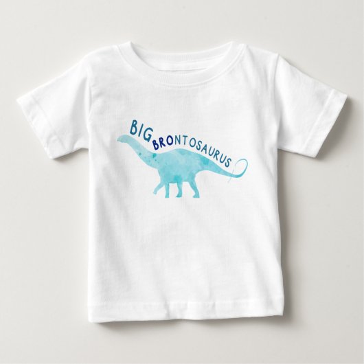 Peuter Big Brontosaurus Dinosaur Brother T-shirt (Voorkant)