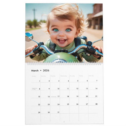 Peuter Biker Club Motorcycle Adventure 2026 Kalender (Mar 2026)