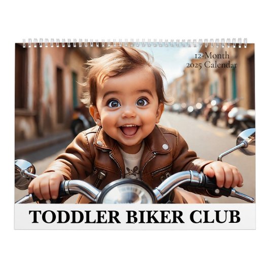 Peuter Biker Club Motorfiets Adventures Kalender (Hoes)