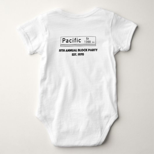 Peuter Block Party Romper (Achterkant)