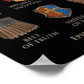 Peuter Boy Armour van God Brother Son Mannen Kind  Poster (Hoek)