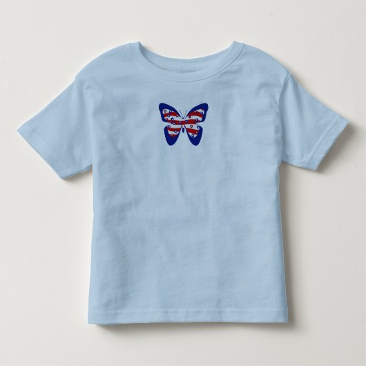 Peuter Boy Teeshirt Blauw Kinder Shirts (Voorkant)