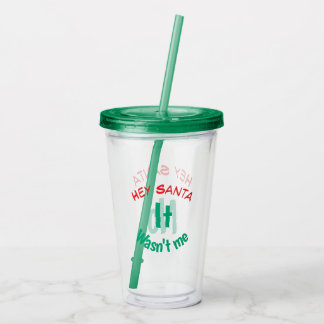 Peuter Brutaal Kerst Acryl Tumbler Drinkbeker