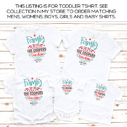 Peuter Familie Vakantie Strand Zomer Custom Kinder Shirts