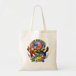 Peuter fifa 2026 thema t-shirt tote bag