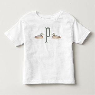 Peuter gepersonaliseerd Mallard Duck T-shirt