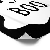 Peuter Halloween Boo Ghost Met Een Bow Meisjes Hal Poster (Hoek)