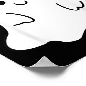 Peuter Halloween spook met een boog Meisjes Hallow Poster (Hoek)