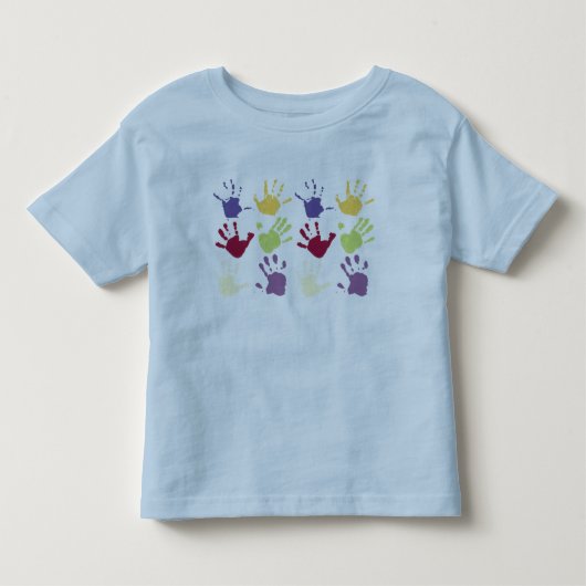 Peuter handafdruk shirt (Voorkant)