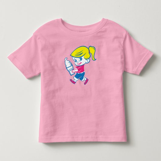 Peuter Ijs Meisje T-Shirt (Voorkant)