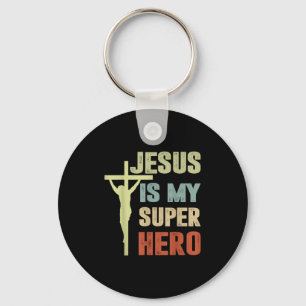 Peuter Jezus Is Mijn Superheld Christelijke God Zo Sleutelhanger