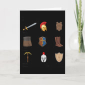 Peuter Jongen God Zegt Ik Ben Wapenrusting Van God Kaart (Voorkant)