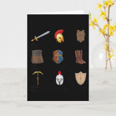 Peuter Jongen God Zegt Ik Ben Wapenrusting Van God Kaart (Gele Bloem)