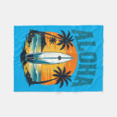 Peuter jongen Hawaïaans Fleece Deken (Voorkant (Horizontaal))