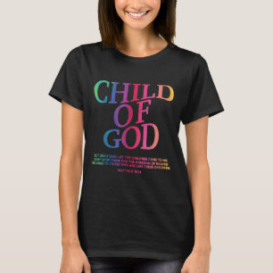 Peuter Jongen Kind van God Christelijk Jesus Son S T-shirt