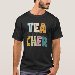 Peuter Leraar Student Happy First Laatste 100 dag T-shirt