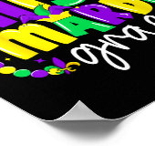 Peuter Mardi Gras Outfit Meisjes Mardi Gras Kinder Poster (Hoek)