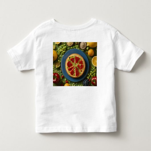 Peuter met eten kinder shirts (Achterkant)
