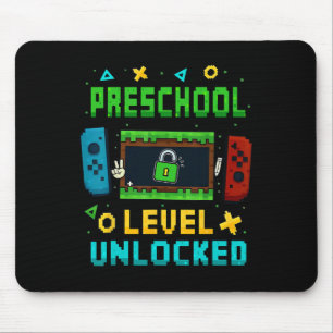 Peuter niveau ontgrendeld Ck naar school pixel art Muismat