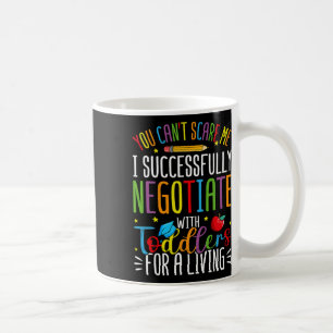 Peuter Onderhandelaar Grappig Kleuterleraar Humor Koffiemok